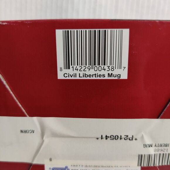 DISAPPEARING CIVIL LIBERTIES "Bill of Rights Mug" Color Changing- New Sealed - Picture 8 of 13